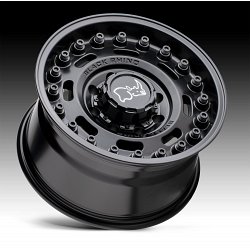 Black Rhino Axle Matte Black Custom Truck Wheels 2